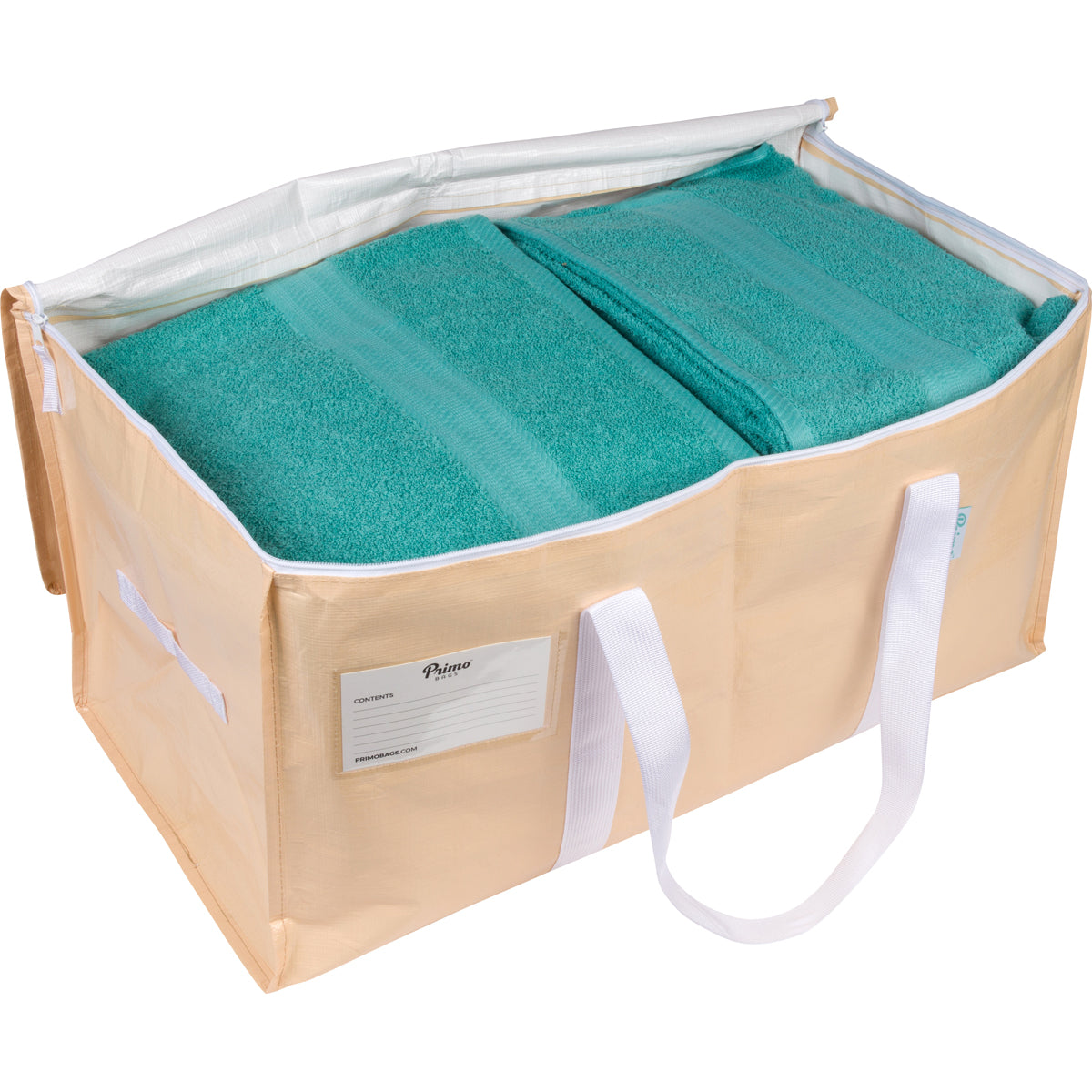 Primo Bags Heavy Duty Moving Packing and Storage Bags Storage Totes -  Reusable Alternative to Moving Boxes with Strong Handles & Zippers Fold  Flat