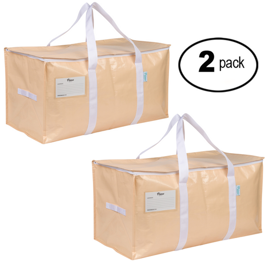 Primo Bags Moving and Storage Bags 2 Pack, Winter Wheat